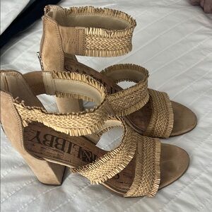 Beige Strappy Women's Sandals